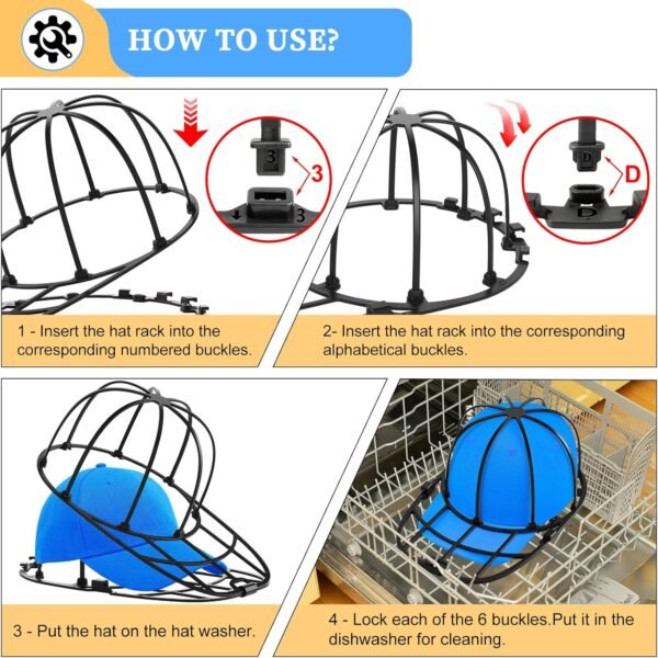 814mRBhx2L._AC_SL1500_ Baseball Cap Washer Review Eiito Effective Washing Machine Cleaner for Hats