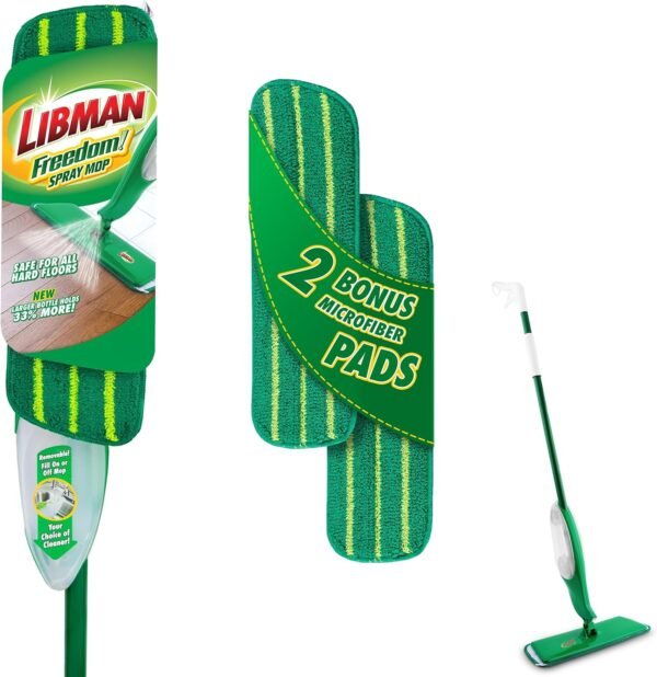 819CdRdkOuL._AC_SL1500_ Libman Freedom Spray Mop Kit Review Best Microfiber Floor Cleaner for Hardwood Tile