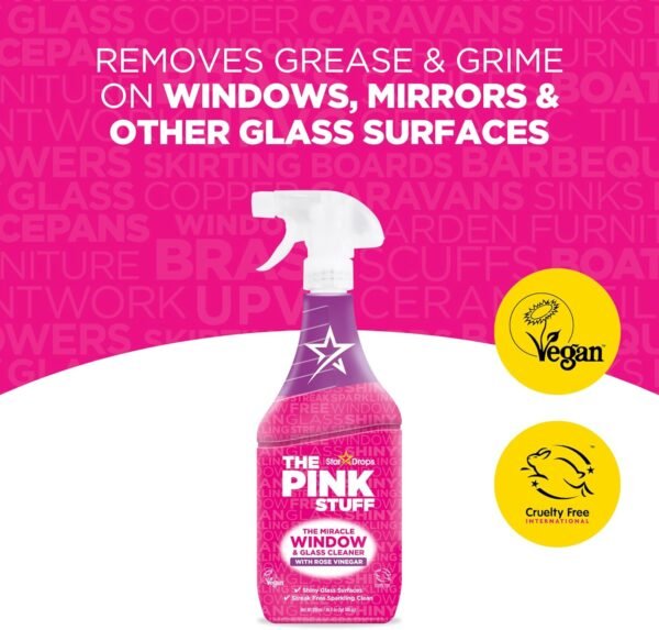 81AcXbaBMwL._AC_SL1500_ The Pink Stuff Miracle Window Cleaner Review Stunning Streak Free Shine and Value
