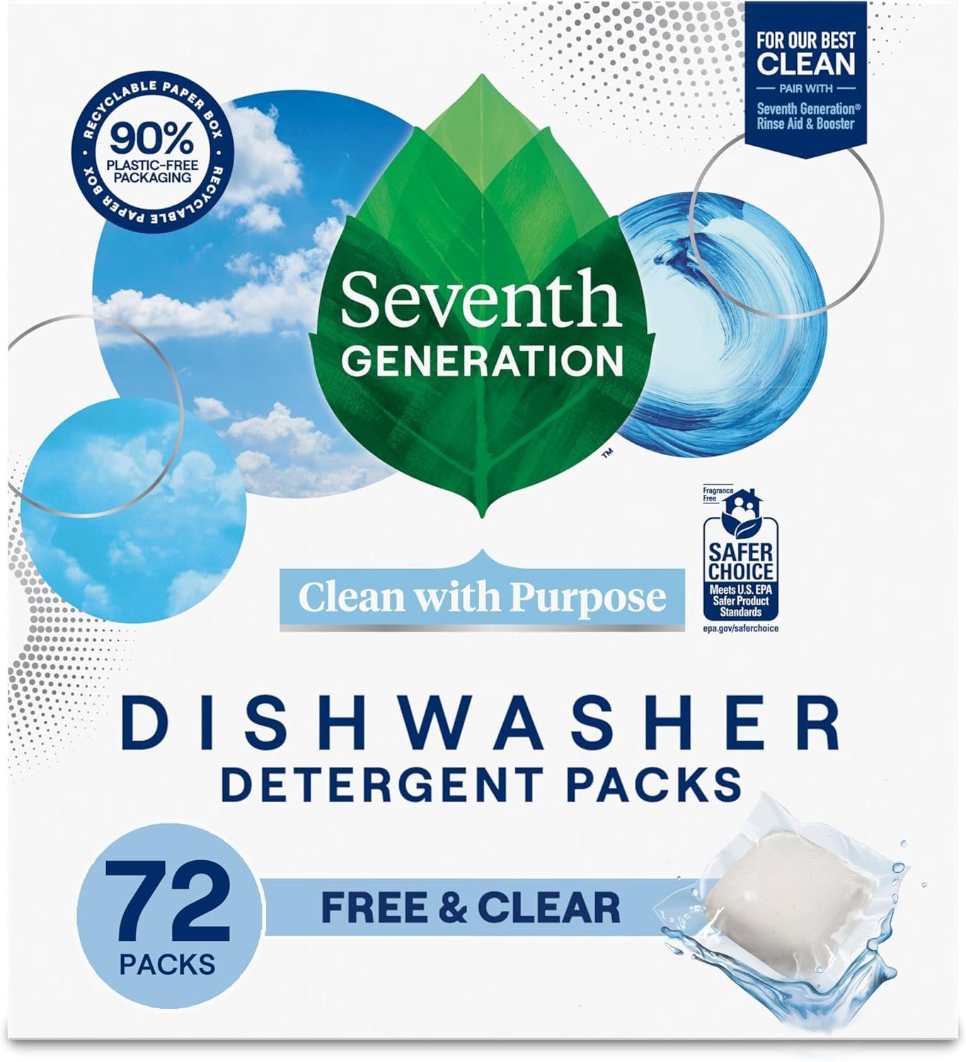 Seventh Generation Dishwasher Detergent Packs