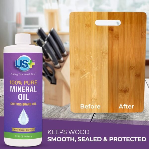 81PMBJ2oL3L._AC_SL1500_ Cutting Board Oil US Plus Review Restores Protects Wood and Steel Surfaces