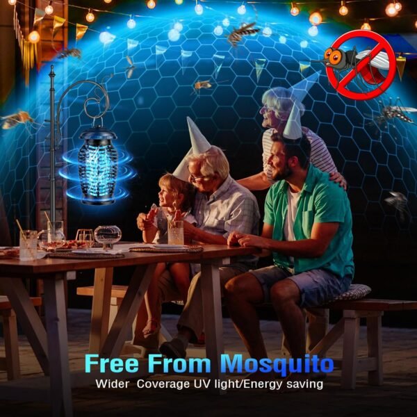 81UhmmMEDkL._AC_SL1500_ CACULE Outdoor Bug Zapper Review Effective Mosquito Killer for Patio Backyard