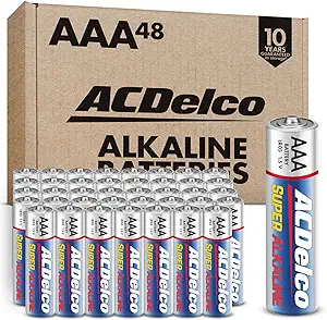 81Ys-cO8I2L.__AC_SX300_SY300_QL70_FMwebp_ ACDelco AAA Batteries Review Maximum Power and 10 Year Shelf Life Tested