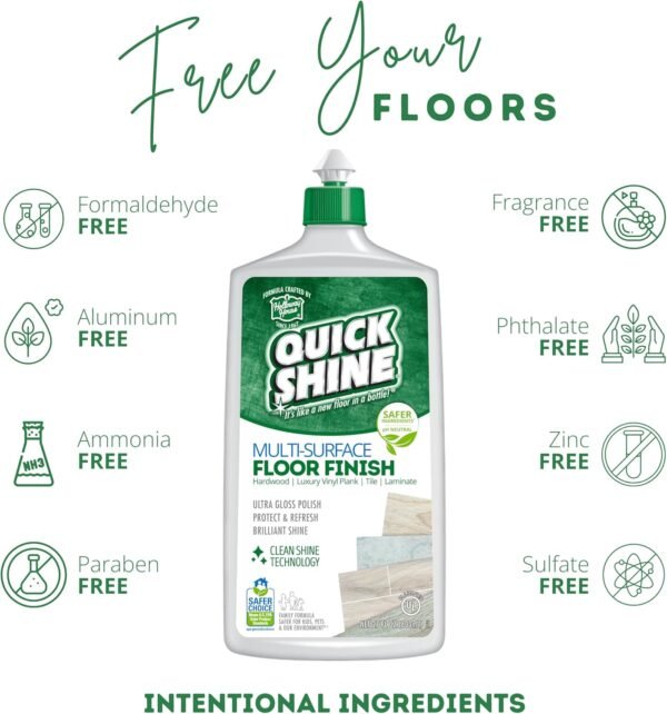 81c3mTrPsVL._AC_SL1500_ Quick Shine Multi Surface Floor Cleaner Review Safer Choice Formula for Hardwood and Tile