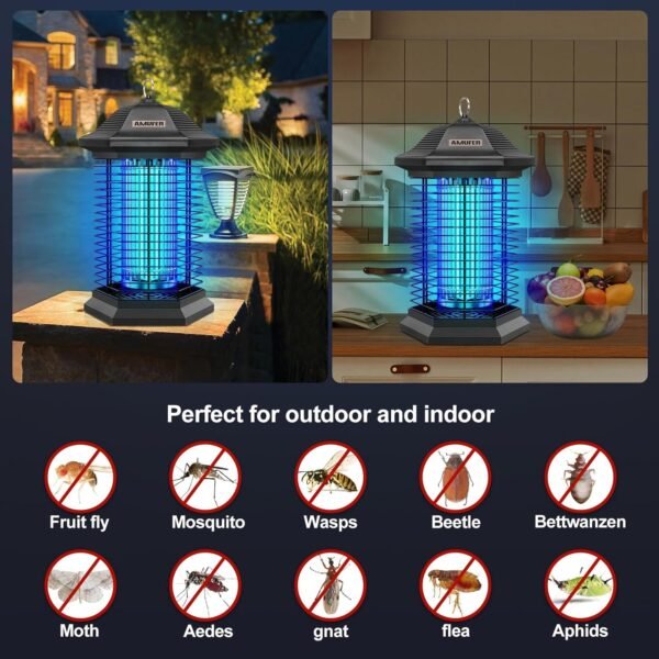 81sqr0mkXRL._AC_SL1500_ Efficient Outdoor Indoor Bug Zapper Review AMUFER 18W Powerful Mosquito Control