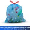 81vBP6-zDL._AC_SL1500_ 13 Gallon Recycling Trash Bags HygiCare Review Strong Leakproof Blue Drawstring