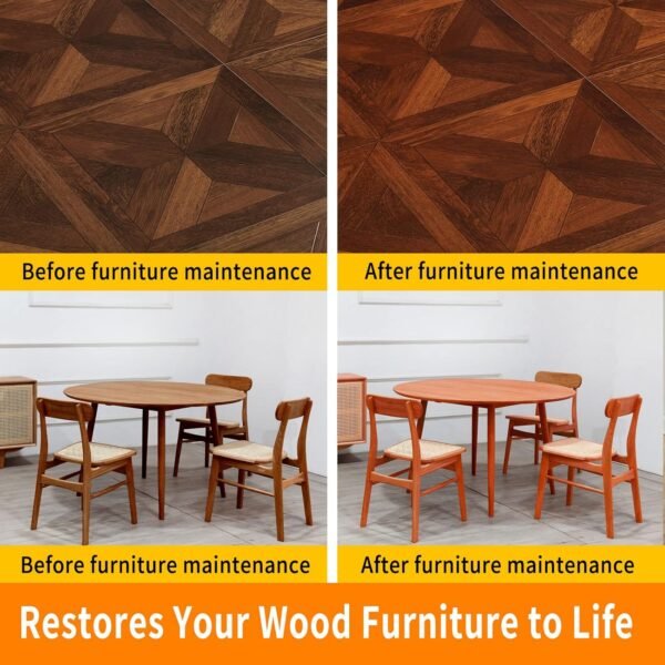 81x44C3MrnL._AC_SL1500_ Wood Polish Review PIPIHUA Beeswax Conditioner Restores and Protects Furniture