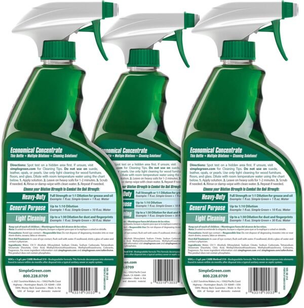 91RuUvI92BL._AC_SL1500_ Simple Green All-Purpose Cleaner Review by Sunshine Makers Inc Effective Household Solution