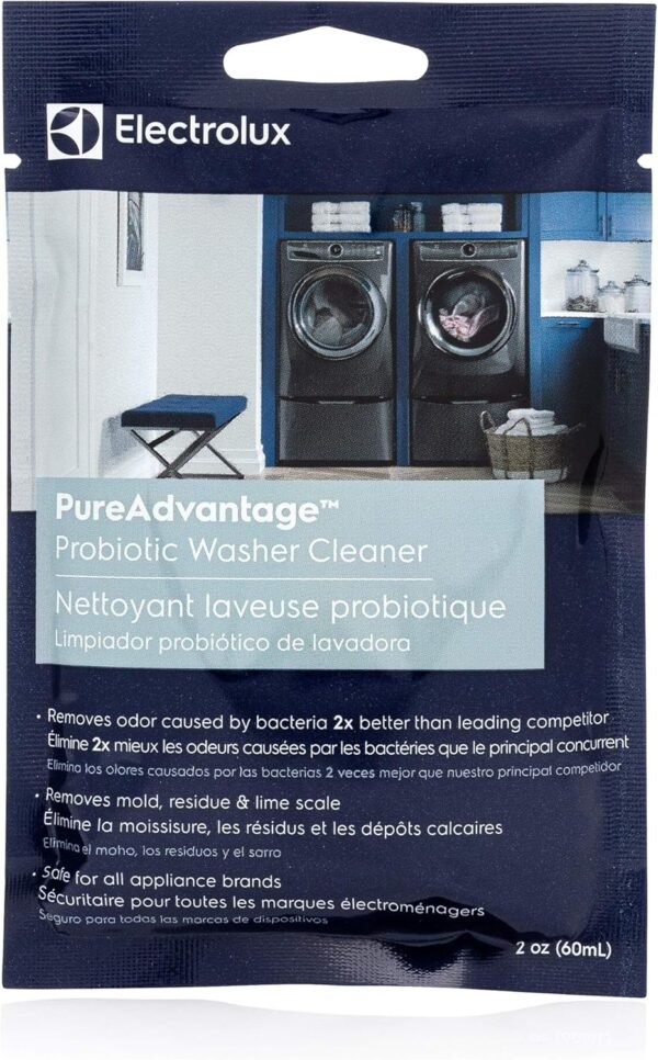 91akMrXPsbL._AC_SL1500_ Electrolux Washing Machine Cleaner Review Probiotic Power for Odor and Scale Removal