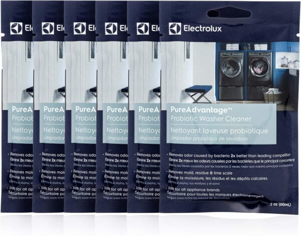 91britTJDwL._AC_SL1500_ Electrolux Washing Machine Cleaner Review Probiotic Power for Odor and Scale Removal
